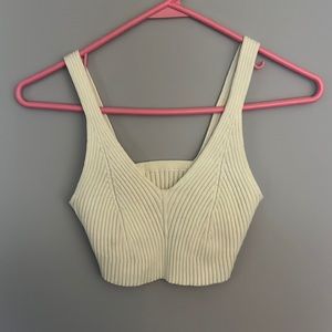 SHEIN white summer top, knitted